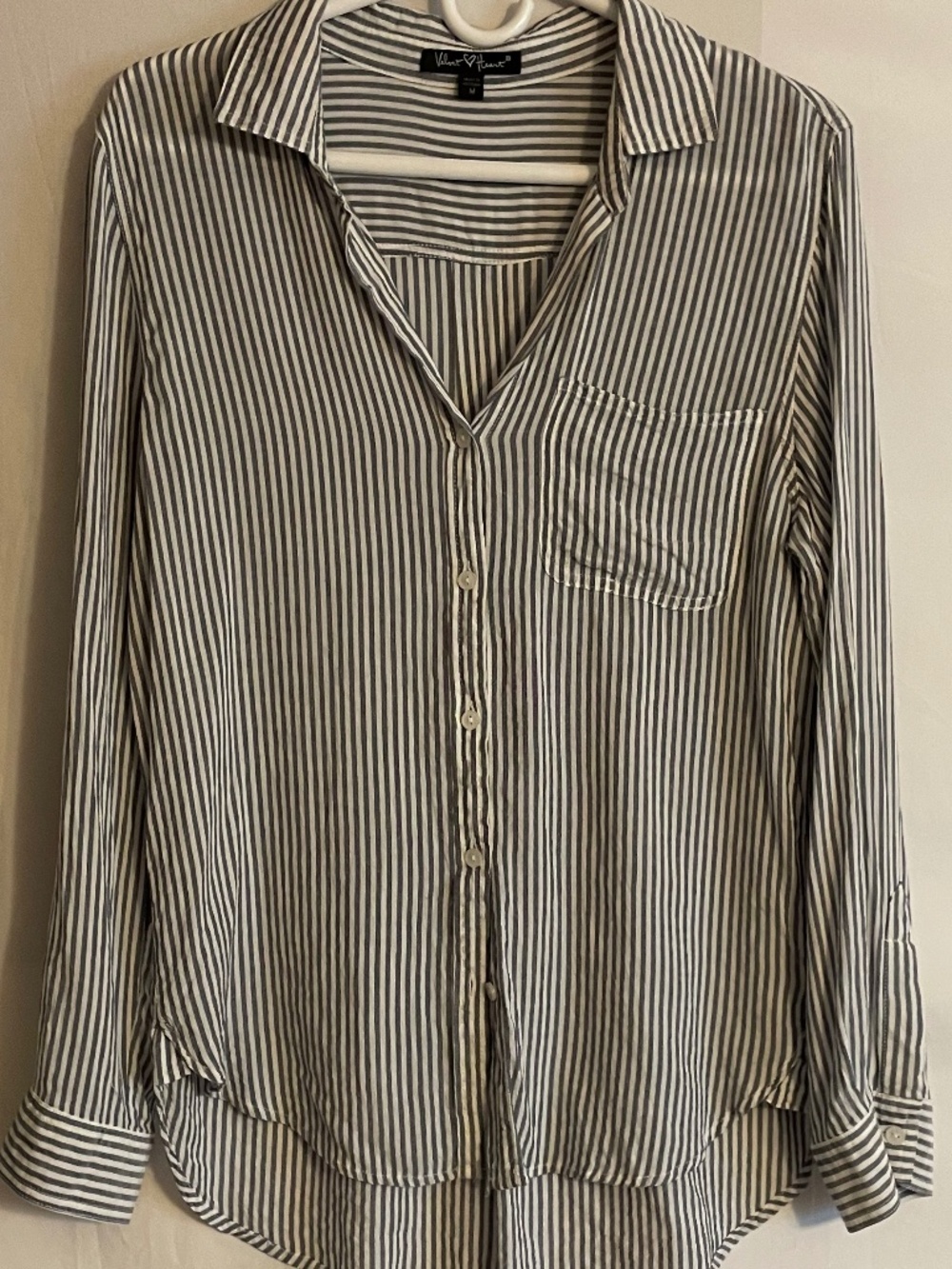 EUC Velvet Heart Linen Blouse Size Medium